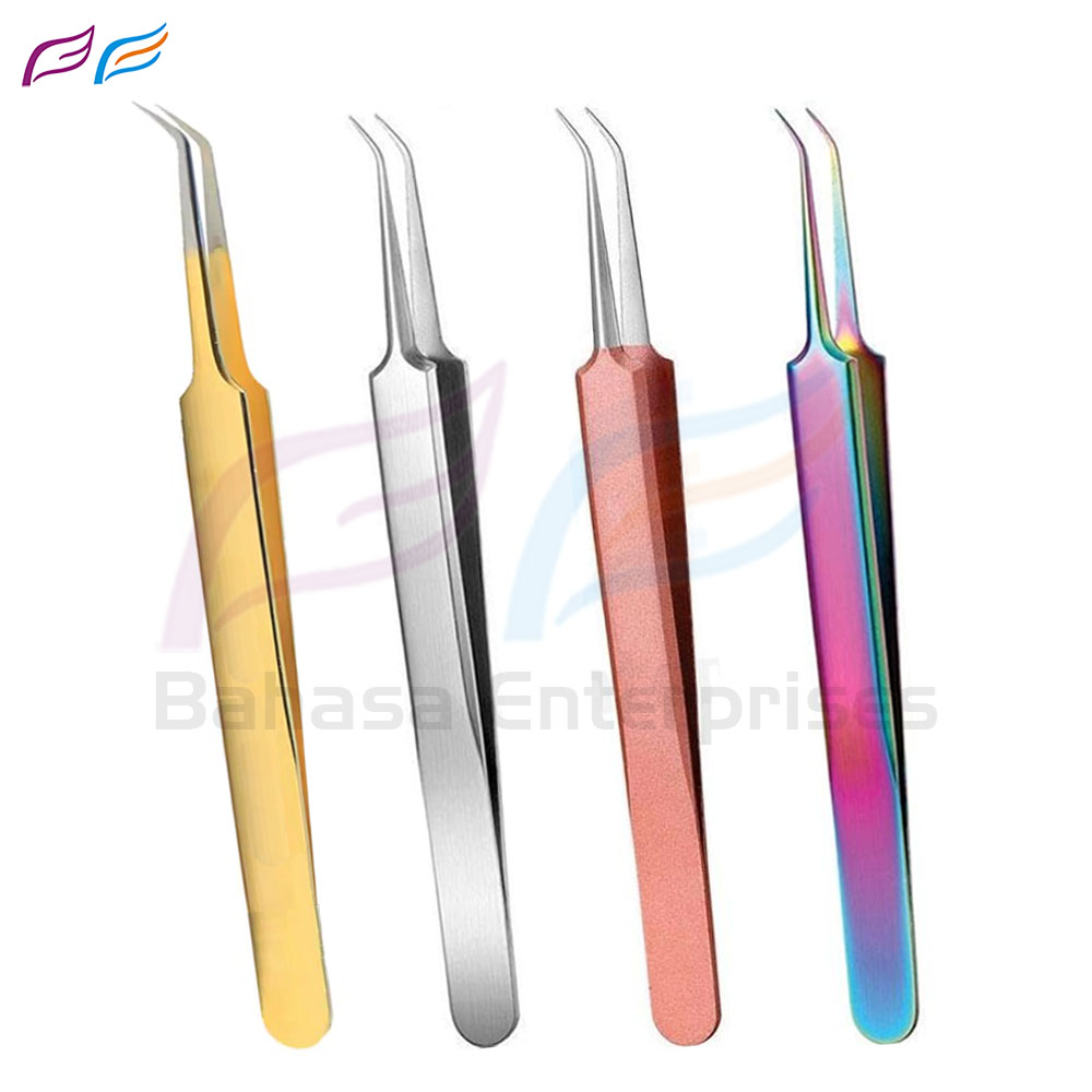 DM 45 Degree Eyelash Tweezers